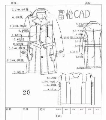 服裝工藝單系統